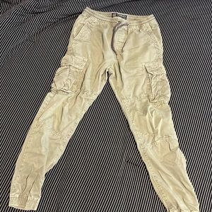 Navy green American eagle khaki pants